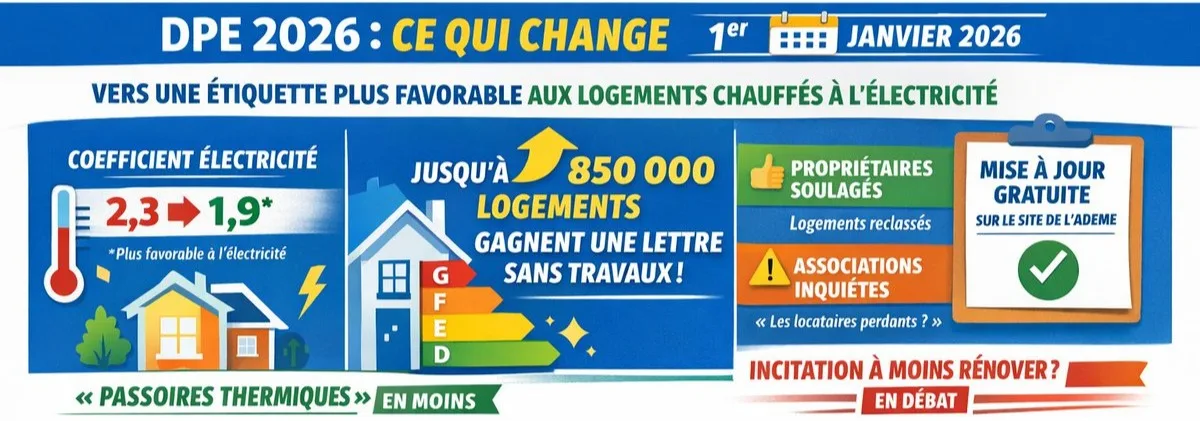 Nouveau coefficient de conversion électrique : qu’est-ce qui change dans votre audit 3CL au 1er janvier 2026 ? 2 Coefficient Electrique 2026 2